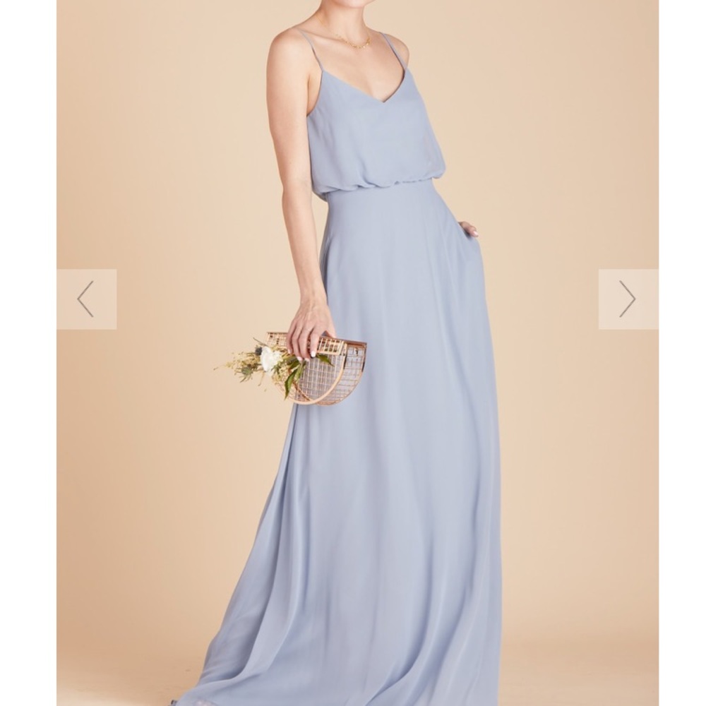 Birdy Grey Gwennie bridesmaids dress - dusty blue